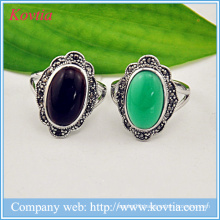 Antique sliver plated female rings looking for products to represent large oval gemstone ring